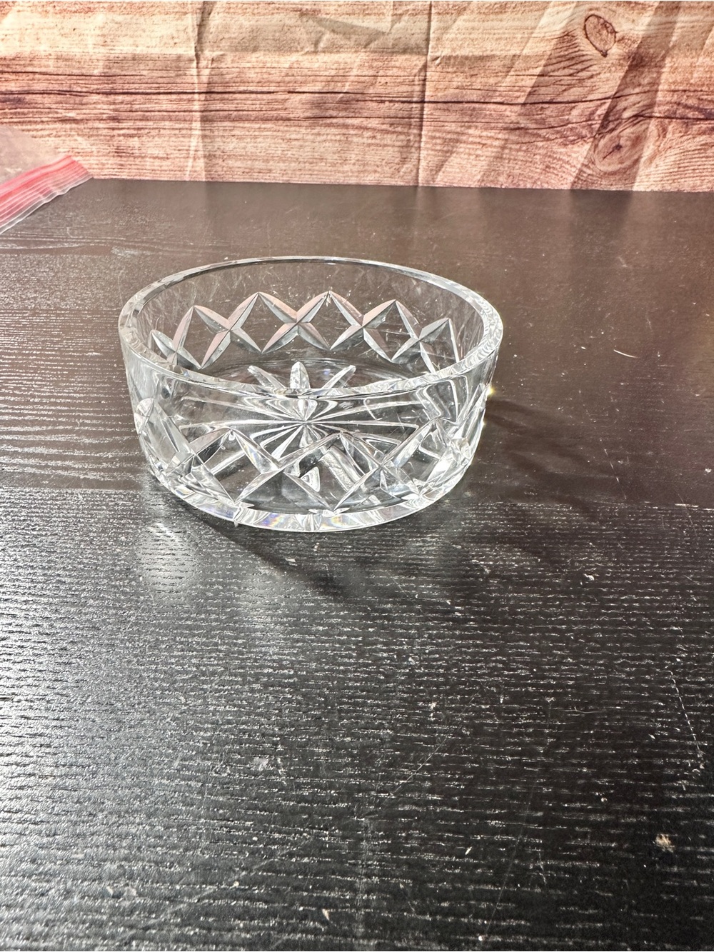 Waterford Crystal Lismore Shallow Bowl, Candy Dish, Wine Holder